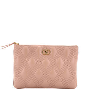 Valentino Garavani Quiltie 67 Zip Pouch #241930V73B